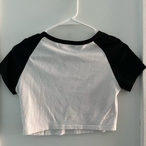 cute cropped t shirt!